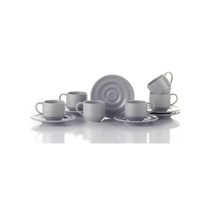 Kütahya Tuana 90ml Coffee Cup set PEARL Matt Beige