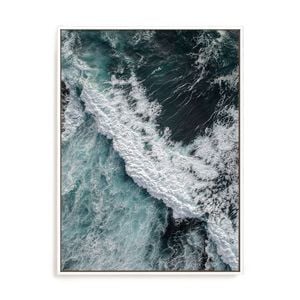 Artey | From Above 9 - Framed Canvas - White Frame - 90 x 120cm