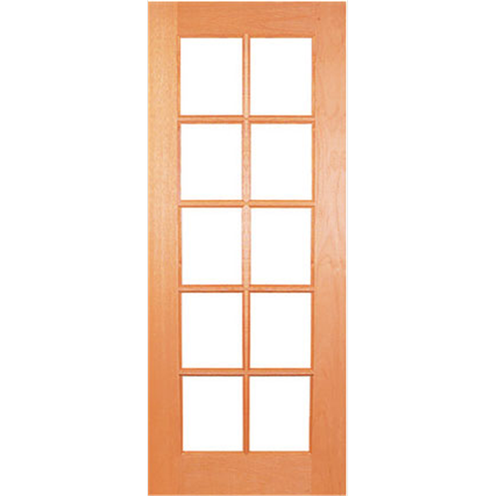Woodcraft 2040 x 820 x 35mm Internal Door Flash Bevelled Safety Glass