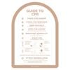 Stylish Pool CPR Sign Beige & White Halo