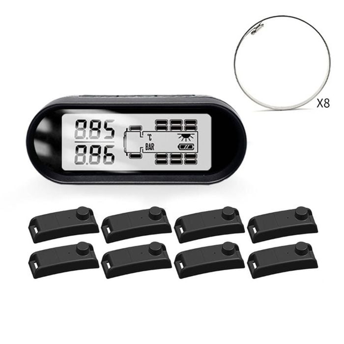 Promata Mata T2 Solar Tyre Pressure Monitor For Trucks - 8 Internal Sensors