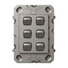 HPM ARTEOR 6 Gang Wall Switch - No Coverplate - Magnesium