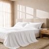 Royal Comfort 2000 Thread Count Bamboo Cooling Sheet Set White Single