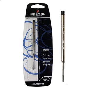 Medium K Metal Single Ballpoint Pen Refill (Black)