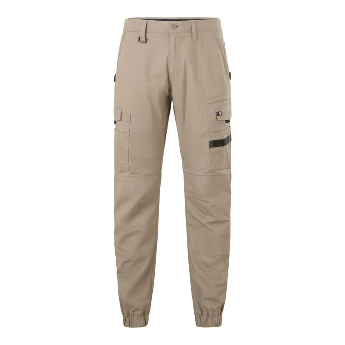 Citeco Khaki Cuffed Cargo Ripstop Pant - Size 102R