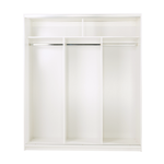 Bedford 3 Door Sliding Robe Frame 1717mm White