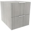 Lugna 512 x 450 x 580mm Mist 2 Drawer Storage Cabinet