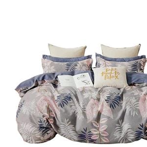 Bloomington Pippa Lees 100% Cotton Reversible Quilt Cover Set Queen 210 x 210 cm