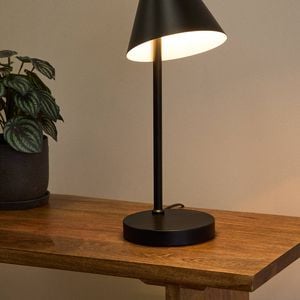 Amalfi Kennedy Table Lamp Black 17x17x56cm