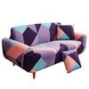 Catzon 4 Seater Stretch Sofa Cover Non-slip Polyester Printing Elastic Bottom