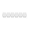 6pc Krosno Harmony 440ml Stemless Wine Glass Set - Clear