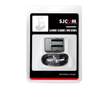 Dual-Slot Battery Charger for SJCAM Action Camera SJ4000 SJ5000 M10 SERIES