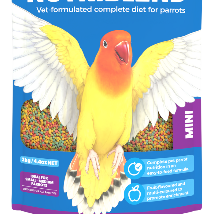 Vetafarm Nutriblend Mini Vet-Formulated Complete Diet for Parrots 2kg