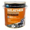 PPG Paints 4L White Gloss Weather Tough Exterior Paint - 4L