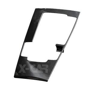 Carbon Fiber Style Center Console Gear Shift Cover Frame Protector for Mazda 3 BP 2019-Onwards