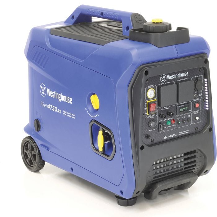 Westinghouse Inverter Generator 4750as Starting Watts / 3800 Running Watts