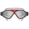 Mirage Adult Lethal Oversized Silicone Swimming Goggles Smoke/Red
