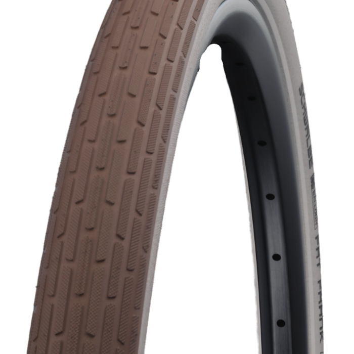 Schwalbe Fat Frank 26 X 2.35" Kevlar Guard Brown/whitewall Reflective Tyre