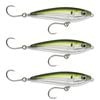 3x Rapala 9cm Saltwater X Rap SubWalk Walk the Dog Bait Fish Lures - Pilchard