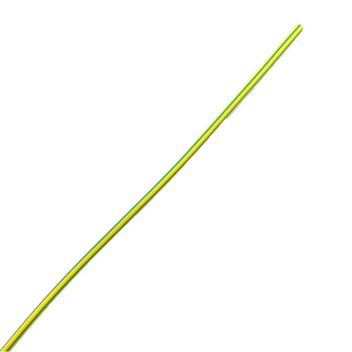 Click 3mm x 1.2m Yellow/Green Heat Shrink Thin Wall Tubing