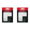 6pc Target K-Flex Moulded Dart Flight & Shaft No.2 Short - Clear