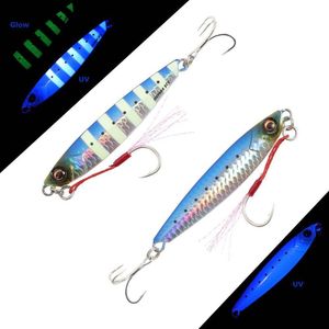 Majorcraft JigPara Short 40g Metal Fishing Jig 63 2Tone Iwashi Zebra