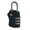 Tosca TSA Approved Luggage Bag Security Combination Safety Lock - Black