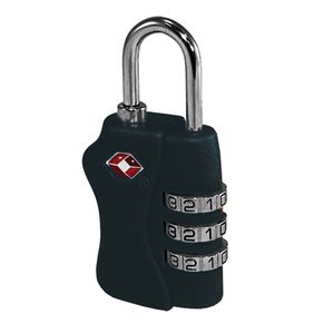 Tosca TSA Approved Luggage Bag Security Combination Safety Lock - Black