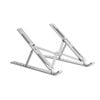 Brateck Lps03-3-03 Portable 6-level Adjustable Aluminum Laptop Riser  For Most 11'-15' Laptops, Tablets And More (silver) (ls)