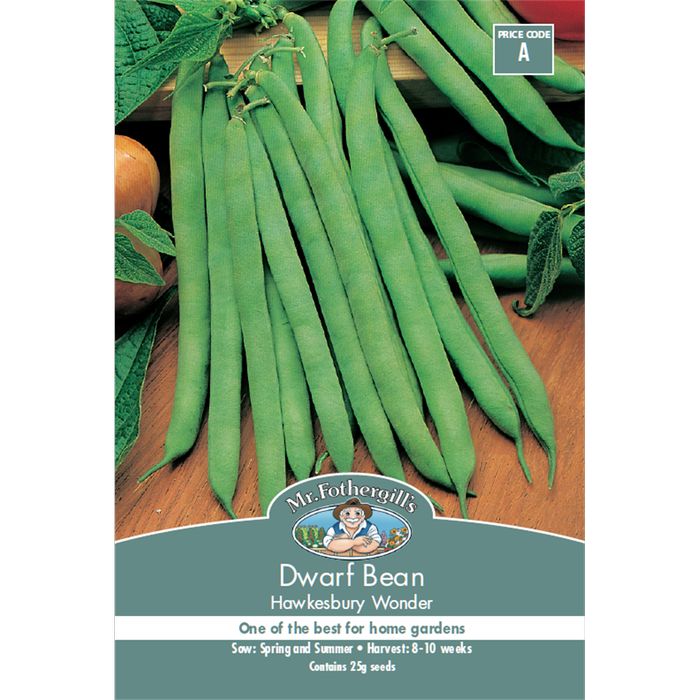 Mr Fothergill's Hawkesbury Wonder Dwarf Bean Vegetable Seeds
