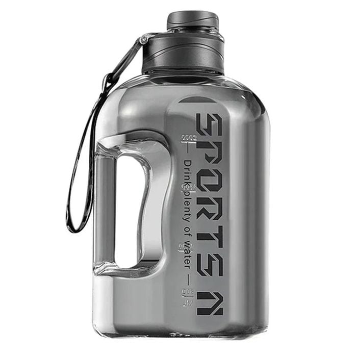 2.7l Sports Water Bottle Grey