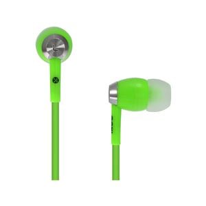 Moki On The Go Portable Music Hyperbuds Earbuds- Green