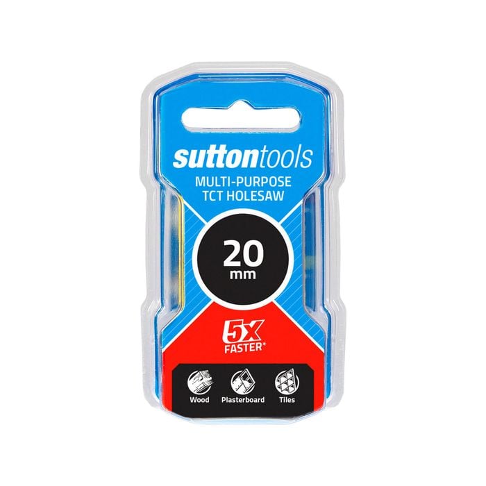 Sutton Tools 20mm TCT Multi-Purpose Seamless Holesaw