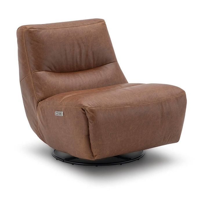 Bay Gallery Furnitire Daydream Indoor Leather Recliner Armchair Sofa Whiskey