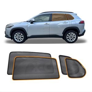 Port Rear Window Sun Shade for Toyota Corolla Cross 2022-Onwards Car Sun Blind Mesh