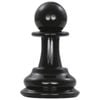 Plastic Black Pawn - From A 20cm Set