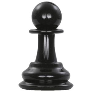 Plastic Black Pawn - From A 20cm Set