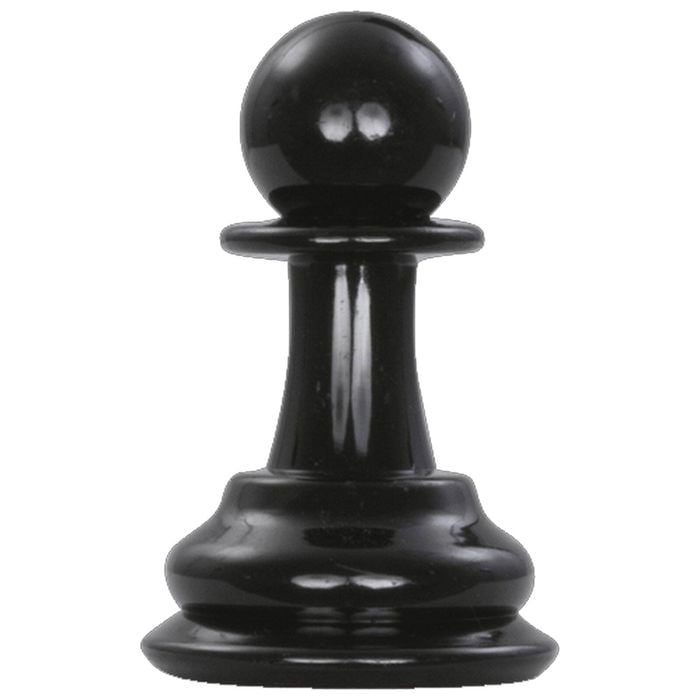 Plastic Black Pawn - From A 20cm Set