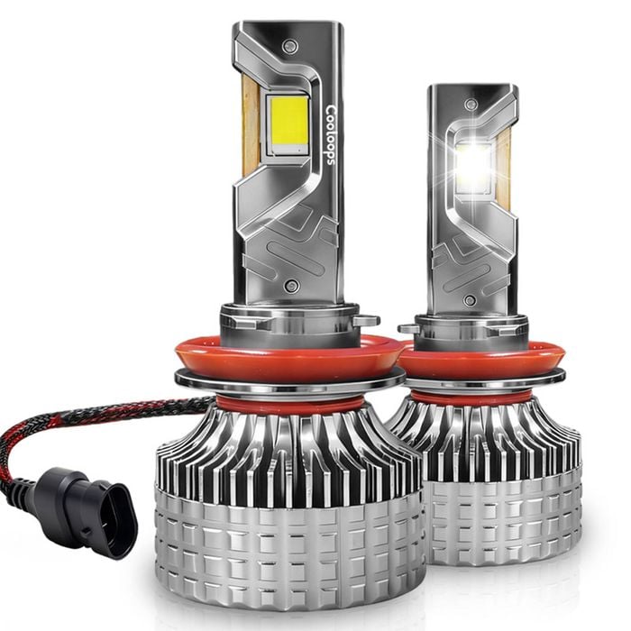 Catzon 2pcs H11 Led Headlight Bulb Low Beam H8 H9 For Car-plc13
