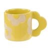Emporium Posey 400ml Flower Mug - Yellow
