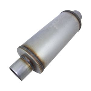 Redback 2-1/2" Performance Muffler Centre/centre - 6" Round, 14" Long, 409 Ss