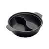 SOGA 32CM Round Cast Iron Shabu Shabu Two-Flavor Division