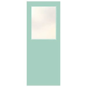 Hume 2040 x 770 x 40mm Entrance Door Duracote Glass Opening G1 Glass XF3