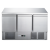 FED-X Stainless Steel Compact Workbench Fridge Static Cooling 218L XGNS1300B