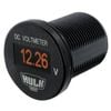 Hulk OLED Display Compact Vehicle DC Voltmeter Reader Device Black