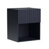 Kaboodle 600mm Berry Blue V-Groove Wall Microwave Cabinet