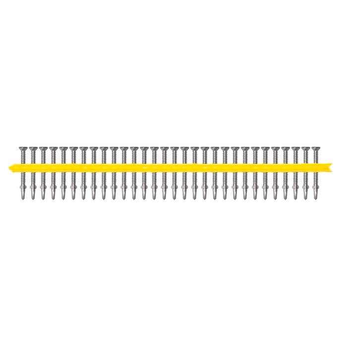 Simpson Strong-Tie 10G x 50mm Quik Drive Bi-Metal Hardwood To Steel Decking Collated Screws - 1000 Pack