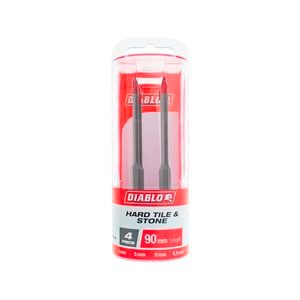 Diablo 4 Piece Speedemon Ceramic & Tile Drill Bit Set