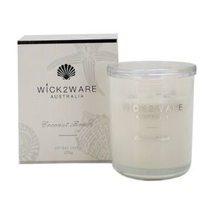 More Than Party Soy Scented Candle Jar Home Fragrance Coconut Beach 270g