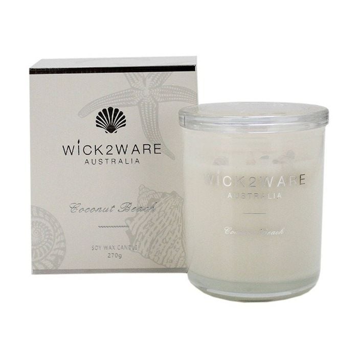 More Than Party Soy Scented Candle Jar Home Fragrance Coconut Beach 270g